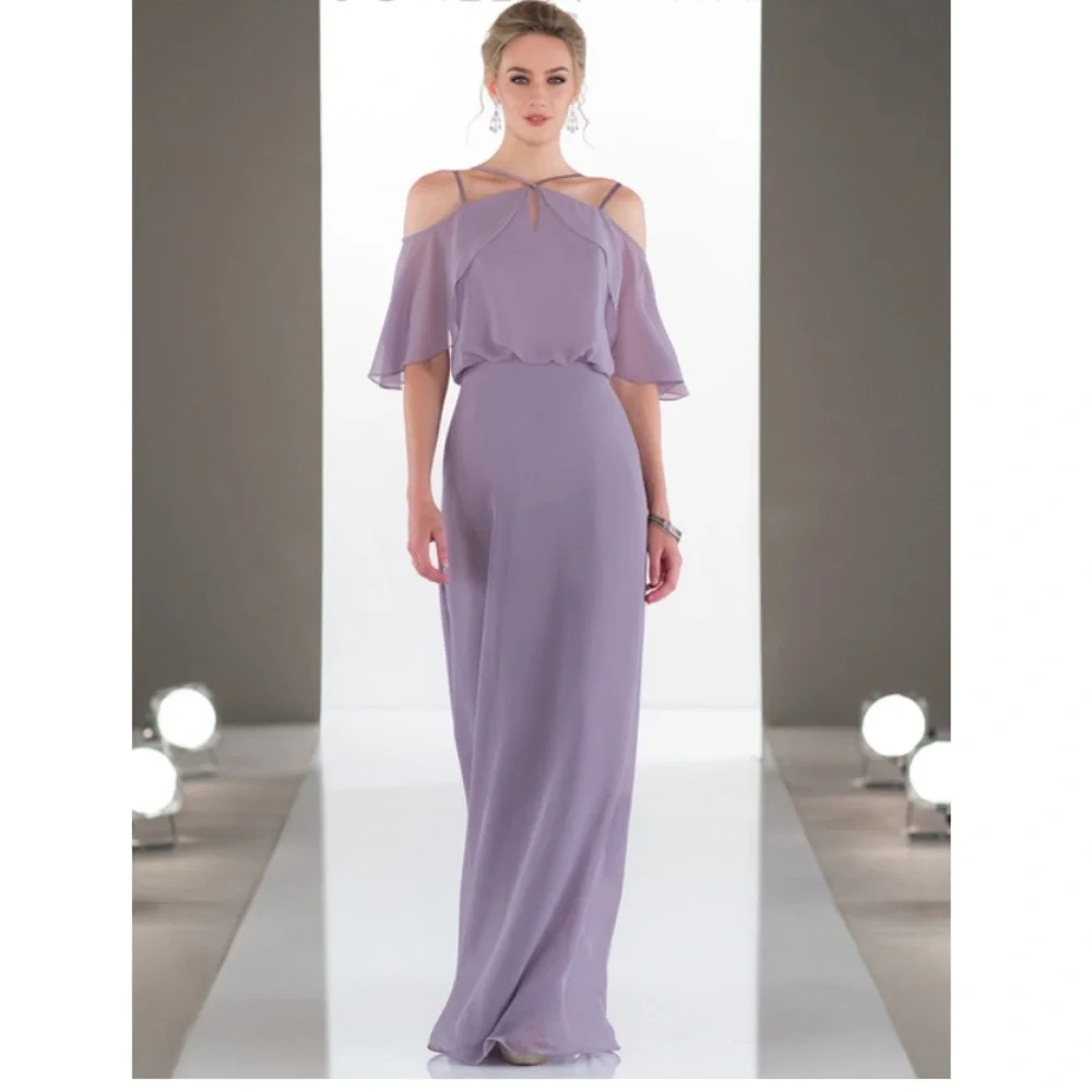 🔴CLEARANCE NEW SORELLA VITA SZ 10 DUSTY ROSE CHIFFON FORMAL EVENING GOWN
